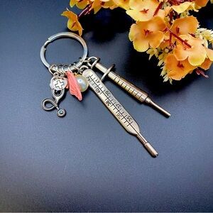 Nurse Charm Keychain